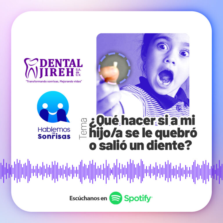 ¿Qué hacer si a mi hijo se le quebró o salió un diente?